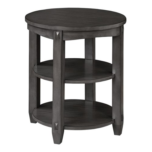 Lane shelf round end - lane, 3-shelf